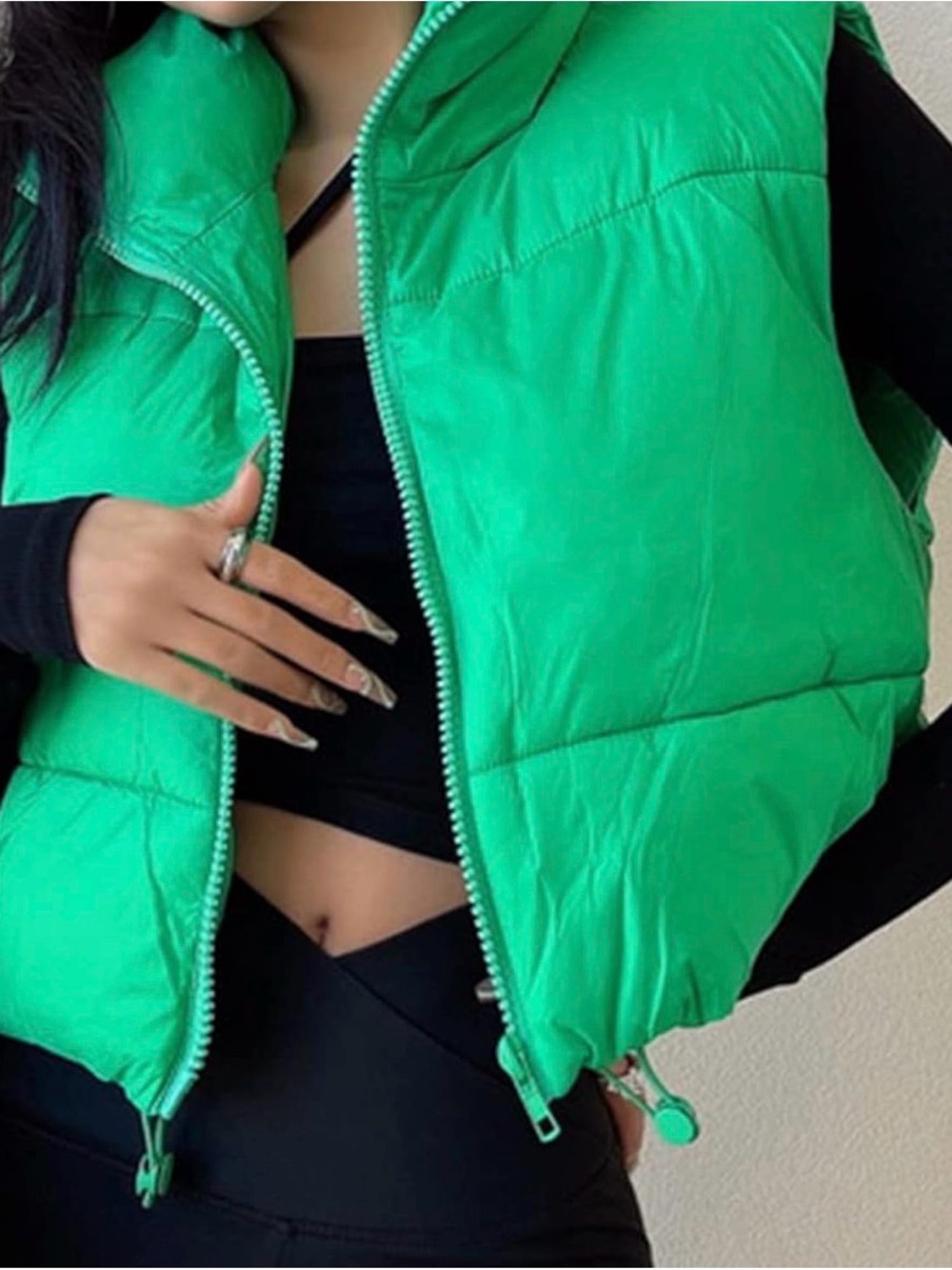 Amazon | Bright Green Puffer Vest
